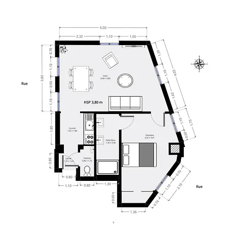 Nid Elegant Avec Climatisation - 3 Apartment *