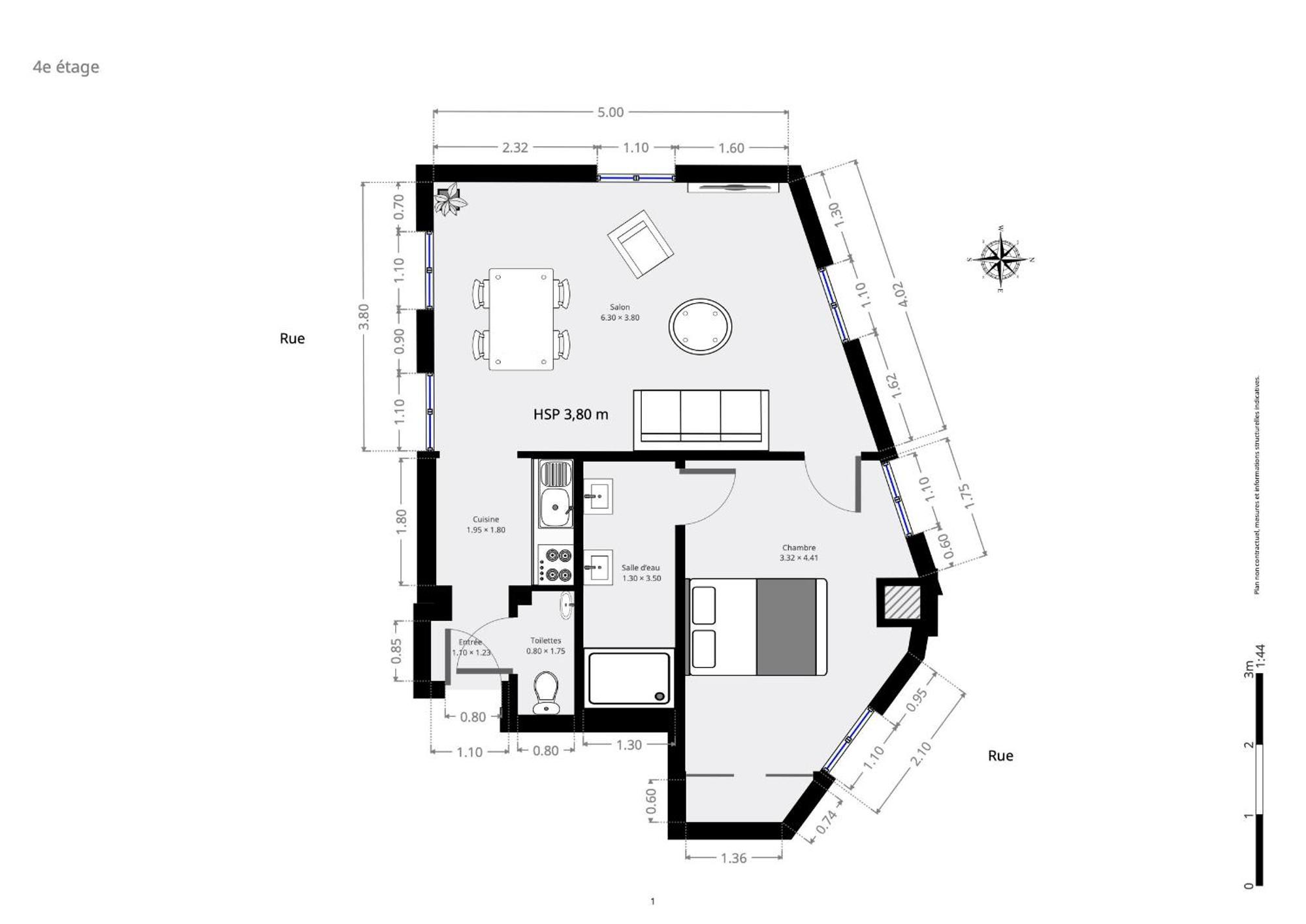 Nid Elegant Avec Climatisation - 3 Apartment *